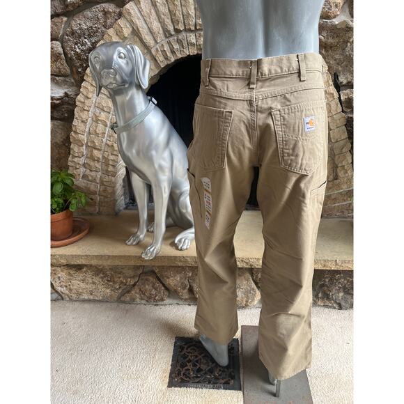NEW Carhartt Flame Resistant Midweight Canvas Jean Pants Men’s Size 32 x 30 - Picture 1 of 9